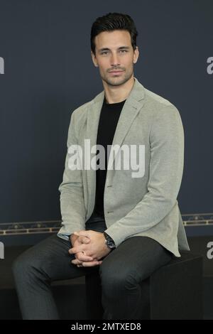 Madrid, Espagne - 01 février 2023, Madrid, Espagne. 01st févr. 2023. Jaime Astine assiste à l'hôtel Hesperia de Madrid pendant la séance photo de la série HBO TRAÎTRES Espagne. Crédit : SOPA Images Limited/Alamy Live News Banque D'Images