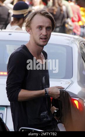 Tom Felton, star de « Harry Potter », au concours annuel Stuart House de John Varvatos 9th présenté par Chrysler et Hasbro à la boutique John Varvatos. Los Angeles, Californie. 11th mars 2012. Banque D'Images