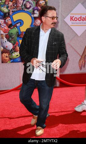 Andy Garcia, moustaché, marche sur le tapis rouge lors de la première de « Toy Story 3 » qui s'est tenue au théâtre El Capitan. Le troisième film de la franchise Walt Disney Pictures voit les acteurs Tom Hanks, Tim Allen et Joan Cusack reprendre leurs rôles de personnages familiers Woody, Buzz Lightyear et Jessie, respectivement, avec le réalisateur Lee Unkrich (directeur de 'Monsters, Inc.' et 'Finding Nemo') à la barre. Los Angeles, Californie. 06/13/10. Banque D'Images