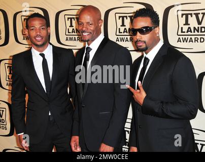 Marlon Wayans, Keenen Ivory Wayans et Shawn Wayans à l'occasion du Prix annuel de terrain de télévision 10th qui s'est tenu à Lexington Avenue Armory à New York, NY. 14th avril 2012. Banque D'Images