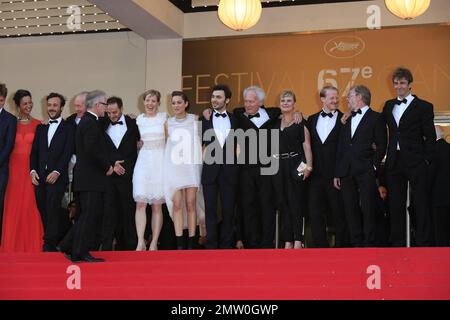 Projection du film lors de la première de gala "deux jours, une nuit" au Festival de Cannes 67th. Cannes, France, 20 mai 2014. Banque D'Images