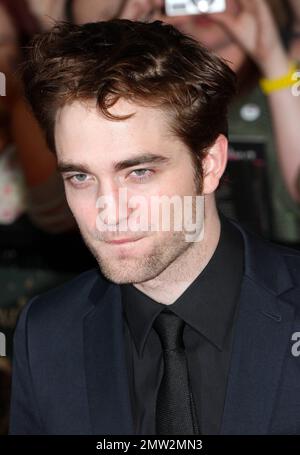 Robert Pattinson à la première de « l'eau pour les éléphants » au vue à Londres, Royaume-Uni. 5/3/11. Banque D'Images