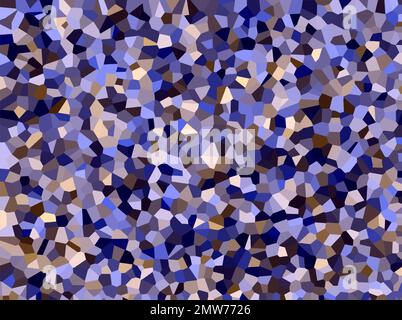 Arrière-plan moderne de fissure abstraite bleu marine. Modèle de conception abstrait à distorsion bleue. Illustration de Vecteur