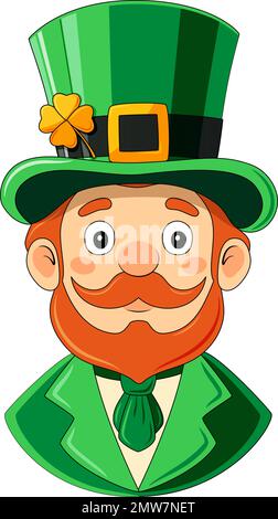 Motif personnage Leprechaun Illustration de Vecteur