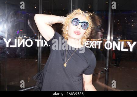 Elton Ilirjani au Whitney Art Party 2023 au Whitney Museum of American Art de New York Banque D'Images