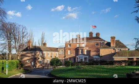 EAST GRINSTEAD, WEST SUSSEX, Royaume-Uni - JANVIER 31 : vue d'East court à East Grinstead, West Sussex, Royaume-Uni le 31 janvier 2022 Banque D'Images