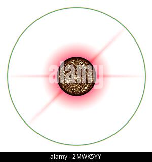 Arrière-plan abstrait étoilé numériquement rendu Banque D'Images