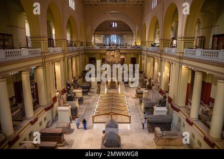 Musée égyptien, Le Caire, Egypte Banque D'Images