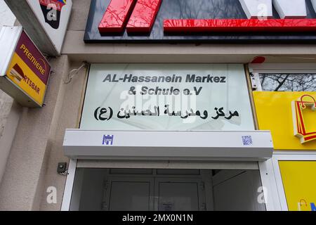 Al-Hassanein à Berlin, Allemagne Banque D'Images