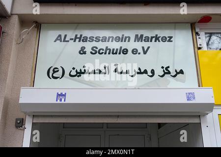 Al-Hassanein à Berlin, Allemagne Banque D'Images