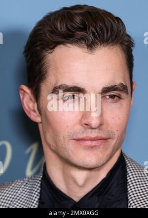 Culver City, États-Unis. 01st févr. 2023. CULVER CITY, LOS ANGELES, CALIFORNIE, États-Unis - FÉVRIER 01 : l'acteur et réalisateur américain Dave Franco arrive à la première à Los Angeles de la vidéo Amazon Prime « Somebody I Used to Know », qui s'est tenue au Culver Theatre sur 1 février 2023 à Culver City, Los Angeles, Californie, États-Unis. (Photo de Xavier Collin/image Press Agency) Credit: Image Press Agency/Alay Live News Banque D'Images