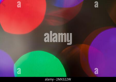 Flou intentionnel abstrait sur fond multicolore Banque D'Images