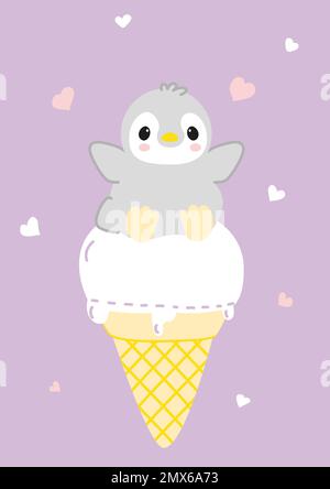 Jolie illustration de l'intérieur de la chambre de bébé Banque D'Images