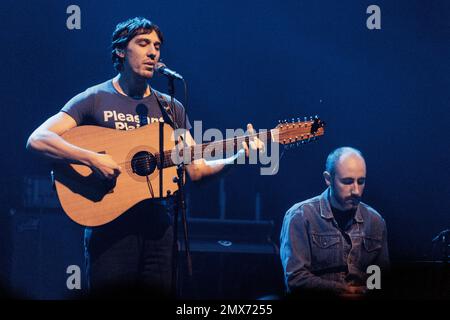 Copenhague, Danemark. 01st févr. 2023. Le chanteur, compositeur et musicien américain Sam Burton joue un concert à VEGA à Copenhague. (Crédit photo : Gonzales photo/Alamy Live News Banque D'Images