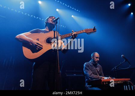 Copenhague, Danemark. 01st févr. 2023. Le chanteur, compositeur et musicien américain Sam Burton joue un concert à VEGA à Copenhague. (Crédit photo : Gonzales photo/Alamy Live News Banque D'Images