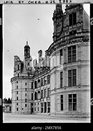 Chambord, France , 1909 - Centre de France - Auguste Léon - (juin) Banque D'Images