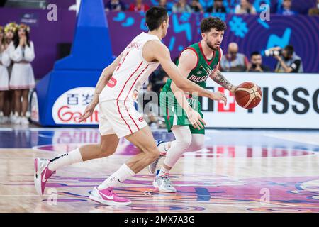 Tbilissi, Géorgie, 6 septembre 2022. Deyan Karamfilov, de Bulgarie, en action pendant le match Eurobasket 2022 de la FIBA, groupe A entre la Géorgie et la Bulgarie à l'arène de Tbilissi à Belgrade, Serbie. 6 septembre 2023. Crédit : Nikola Krstic/Alay Banque D'Images