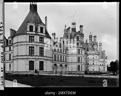 Chambord, France , 1909 - Centre de France - Auguste Léon - (juin) Banque D'Images