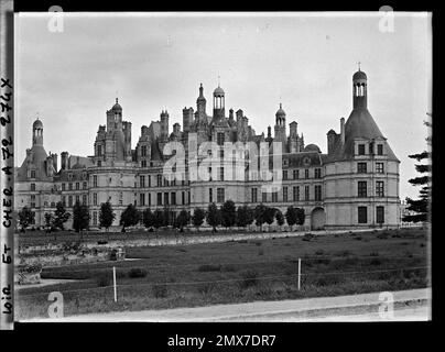 Chambord, France , 1909 - Centre de France - Auguste Léon - (juin) Banque D'Images