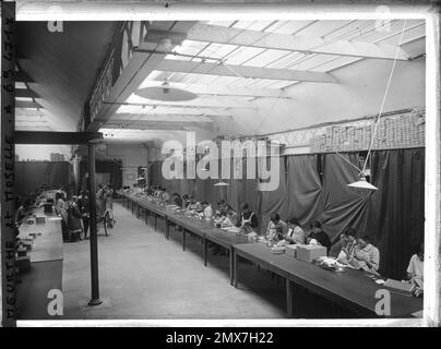 Nancy, France Household School , 1914-1915 - zones dévastées, Nord et est de la France - Jean Brunhes, Auguste Léon et Georges Chevalier - (décembre 1914 - avril 1915) Banque D'Images