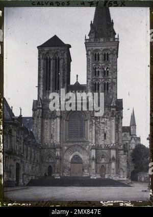 Lisieux, Calvados, France Cathédrale Saint-Pierre , 1912 - Normandie - Auguste Léon - (juin -juillet) Banque D'Images