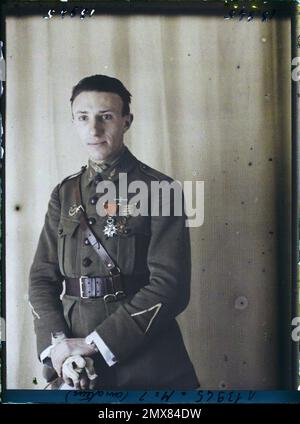 Propriété d'Albert Kahn, Boulogne, France aviateur anglais , Banque D'Images