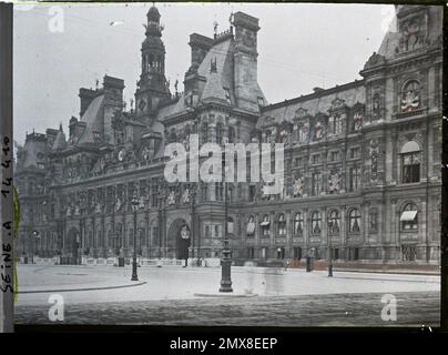 Paris (4th arr.), France la mairie , Banque D'Images