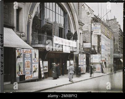 Paris (17th arr.), France Cinéma Lutetia-Wagram, 31 et 33 avenue de Wagram , Banque D'Images