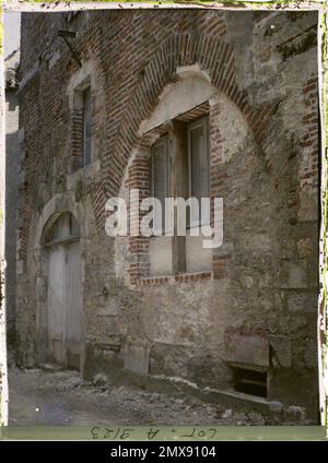 Luzech , France , 1916 - provinces françaises - Jean Brunhes, Auguste Léon et Georges Chevalier - (avril-juillet) Banque D'Images