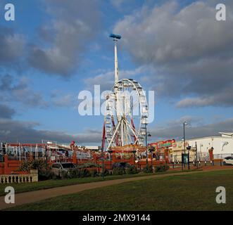 Funfair, île Barry. Janvier 2023. Hiver. cym Banque D'Images