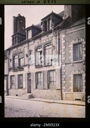 Sully-sur-Loire, France le Grand café Henri IV , 1915 - Sarthe, Ille -et -Vilaine, Loiret - Auguste Léon - (20 septembre - 2 octobre) Banque D'Images