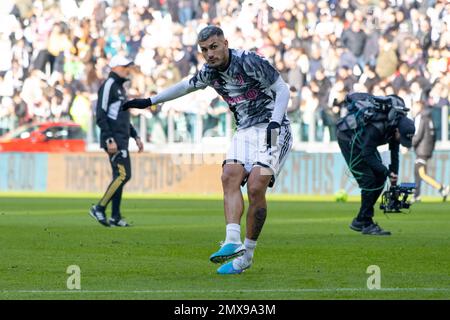 Leandro Paredes s'échauffe Banque D'Images