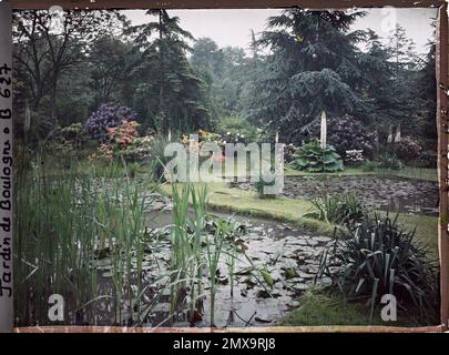 Propriété d'Albert Kahn, Boulogne, France Jardins , Banque D'Images