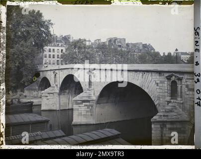 Paris (4th arr.), France le Pont Marie du Quai de Bourbon , Banque D'Images