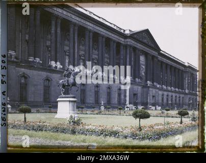 Paris (1st arr.), France la Colonnade de Perrault au Louvre , Banque D'Images