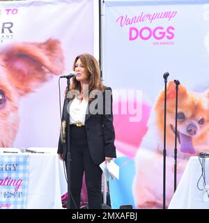 Lisa Vanderpump participe à la Journée mondiale annuelle des chiens de Vanderpump 6th. Photo: Michael Mattes/michaelmattes.co Banque D'Images