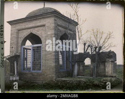 Thessalonique, Grèce , 1918 - Grèce, Turquie et Bulgarie - Léon occupé Banque D'Images