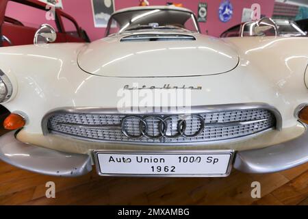 Audi, Auto Union, Musée de la voiture d'Engstingen, voiture classique, exposition, BMW, Engstingen, Bade-Wurtemberg, Allemagne Banque D'Images