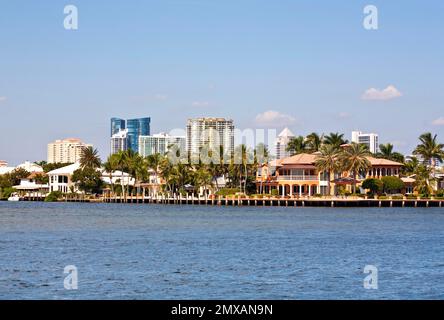 Skyline, fort Lauderdale, Floride/Skyline, fort Lauderdale, Floride, Fort Lauderdale, Floride, États-Unis Banque D'Images