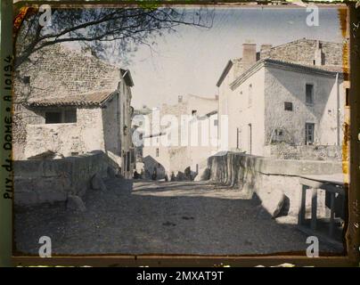 Coudes, France , 1916-1917 - Auvergne - Stéphane Passet - (septembre 1916 - février 1917) Banque D'Images