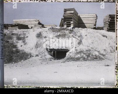 Reims , Marne , Champagne , France , 1919 - Reims - Auguste Léon - (septembre) Banque D'Images
