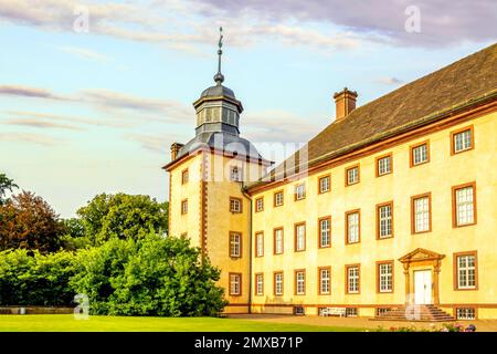 Abbaye Corvey, Hoexter, Allemagne Banque D'Images