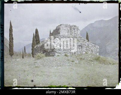 Rivoli, Italie Monument érigé par Napoléon , 1918 - Italie - Fernand Cuville - (mars-août) Banque D'Images