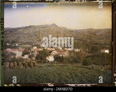 Coudes, France , 1916-1917 - Auvergne - Stéphane Passet - (septembre 1916 - février 1917) Banque D'Images