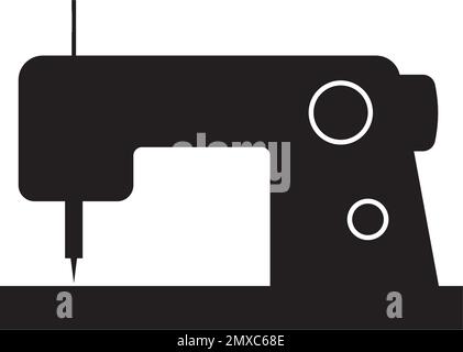 Icône de machine à coudre illustration vectorielle logo Illustration de Vecteur