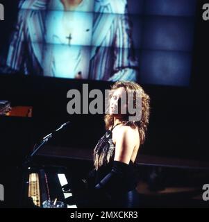 Rockpop, Konzert- und Live-Musik-Sendereihe, Deutschland 1977 - 1982, Sendung vom 22. Juli 1978, Sängerin Maggie Ryder bringt ihren Song 'Crazy Boy' Banque D'Images