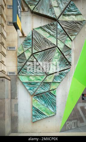 Melbourne, Victoria, Australie - RMIT Story Hall Reovation by ARM Architecture, gros plan Banque D'Images