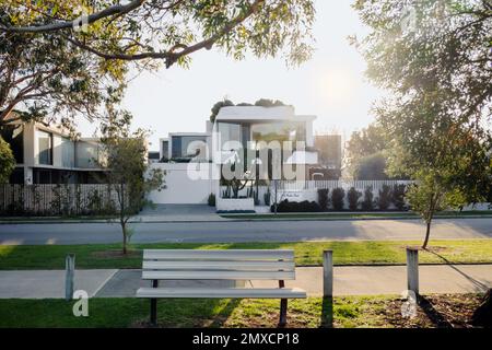 Perth, WA, Australie - Owston Hill Housing Development by Meaghan White Architect Banque D'Images