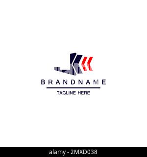 Logo J vecteur icône illustration design moderne. flèche logo vecteur icône illustration design moderne. J flèche logo vecteur icône illustration design moderne. Illustration de Vecteur