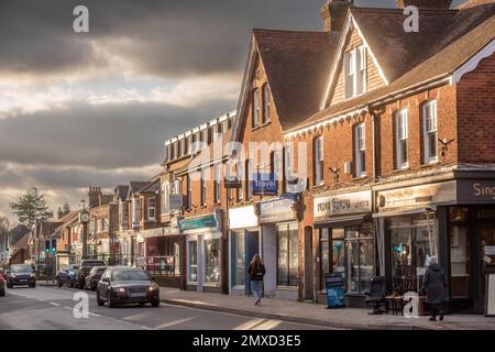 Heathfield, 18 janvier 2023 : High Street Banque D'Images